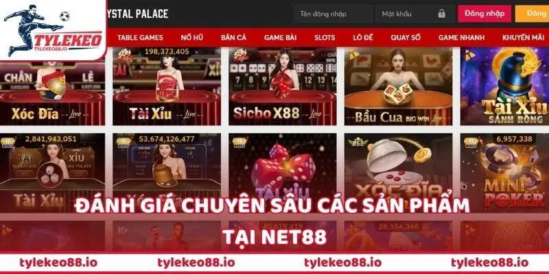 Đánh giá chuyên sâu các sản phẩm và dịch vụ tại NET88