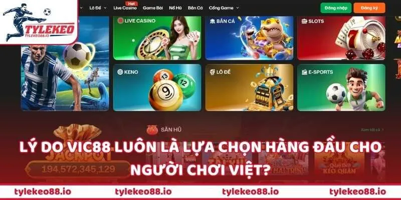 Lý do Vic88 luôn là lựa chọn hàng đầu cho người chơi Việt?